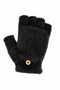 Women's Angora Knitwear Capped Cut-Out Gloves - 3