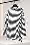 Striped Cotton Sweatshirt - Black