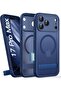 URBANNX for iPhone 17 Pro Max Magnetic Case with Stand, Blue | Camera Control, Compatible
