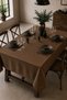 1. Premium Duck Fabric Living Room and Dining Table Cover – Liquid-Resistant, Stain-Proof, Washable - 4