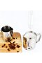 Rechargeable Milk Frother - USB C - 400mAh Battery - 3 Speeds - Stainless Steel Whisk - White - 5