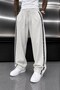 Cream Yani Motifed Baggy Sweatpants - 2