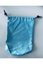 Blue Color Linen Fabric Cylinder Shaped Multi-Purpose Makeup / Beach / Travel Bag 18*30*10 cm - 7