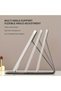Foldable LED Makeup Mirror with 3-Color Dimmable Lighting | HD Anti-Distortion Glass, Touch Screen Control & USB Rechargeable Design – Portable Travel & Desktop Vanity Mirror for Home, Office, Cosmeti - 5