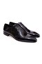 Black Color Lace-Up Genuine Leather Leather Sole Men's Shoes