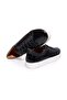 Black Color Lace-Up Genuine Leather Men's Shoes - 2