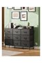 Nine-drawer Storage Cabinet for inside Home Room Storage Cabinet 47 inch Black Color