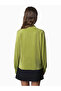Women Rylah Plisse Long Sleeve Tie Neck Shirt - 3