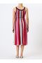 Women Theo Sleeveless Stripe Knit Midi Dress - 7