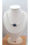 Blue Snail Detail Pearl Necklace