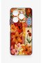 Tecno Spark 20 Pro Compatible Orange Lily Patterned Silicone Case - 2