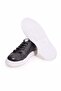 Black Color Lace-Up Genuine Leather Men's Shoes - 3