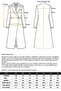 Oversize Low Sleeve Double Breasted Coat Beige Melange 3173 - 8