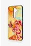 Oppo A9 2020 Compatible Tiger of the Sun Patterned Silicone Case - 4