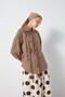 Women's Brown 100% Linen Special Design Premium Shirt 31191 - 8