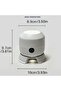 1PCS White 360 Rotating LED Starry Ocean Night Light Projector - 2