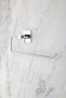 Square Adhesive Chrome Paper Roll Towel Holder, Napkin Holder, Adhesive Design, Bathroom Hanger - 4