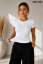 Women's Fitted Crew Neck Stretchy Soft Cotton Basic T-Shirt - 4