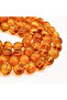 Baltic Amber Rosary with Inclusions – 66 Beads 9.5mm Round Prayer Tasbih 42.5g - 4