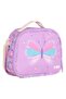 Kids Lilac Butterfly Patterned Girls' School Lunch Bag L7222-1