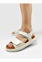 2555 Women's Genuine Leather Flat Sandals - 5 cm