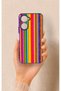Vivo Y18 Compatible Colorful Patterned Silicone Case