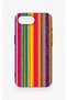 iPhone 16E Compatible Colorful Patterned Silicone Case - 2