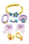 Eight-Piece Children's Buckle Crown and Keychain Set - 2