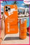 Orange the Apricot Edition Patterned Velvet Inside Silicone Case for iPhone 12 Pro Max