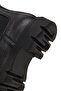Women's Black Leather Chelsea Boots Wf210008Dv - 8