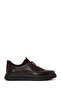 Men's Brown Lace-Up Leather Sneaker Wm720006Df