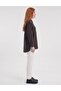 Double Pocket Hakim Collar Blouse Dark Brown - 5