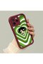 iPhone 11 Pro Compatible Case Camera Protector Cartoon Pattern Maroon Lover Couple Silicone Phone Case - 3