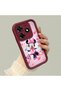 Tecno Spark 10 Pro 4g Compatible Case Camera Protector Minnie Pattern Burgundy Lover Couple Silicone Phone Case - 2