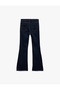 High Waist Button Slim Fit Flared Jeans - Flare Jeans - 5