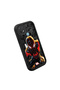 Oppo A15 Compatible Black Spiderman Case Camera Protector Couple Couple Case Silicone Phone Case - 3