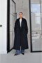 Navy Blue Premio Lined Trench Coat - 8