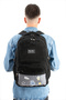 – School Bag Waterproof Clinker Fabric Unisex Backpack Model (7D) - 2