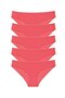 Glb-Stl41414 5 Pieces Super Eco Set Lycra Women's Slip Panties Fuchsia