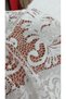 Fabric Guipure Lace White Elibise Tunic Tablecloth - 2