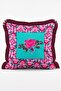 Colorful Mosaic and Floral Patterned Bohemian 4-Piece Fringed Cushion Cover Set - 6