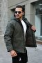 Men's Quilted Coat Water and Wind Resistant Winter Jacket