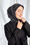Twill Silk Scarf Monogram Black - 4