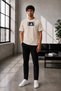 Unisex Oversize Embroidered Madara Uchiha Design 100% Cotton T-Shirt - 2