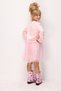 Pink Printed Tulle Skirted Girl's Dress - Ava - 4