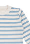 Baby Boy Ecru Blue Striped Bear Printed Vest 3-Piece Set - 6
