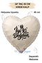 18 Inch Cream Heart Foil Balloon |   Happy Birthday Gift Box Printed |   Birthday Party Decoration Balloon