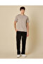 Men Grey Plain T-Shirt - 2