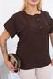 Plus Size Ornamental Pocket Buttoned Blouse - 7