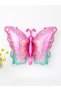 Butterfly Foil Balloon Pink Blue Metallic Color Butterfly Themed Birthday Balloon - 6